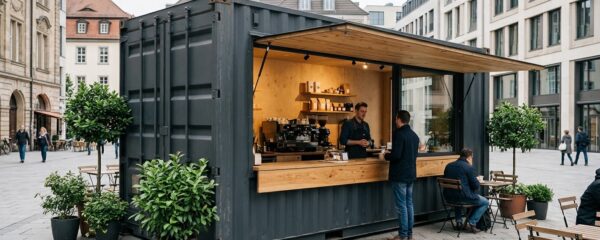 Container maritime aménagé pour les professionnels